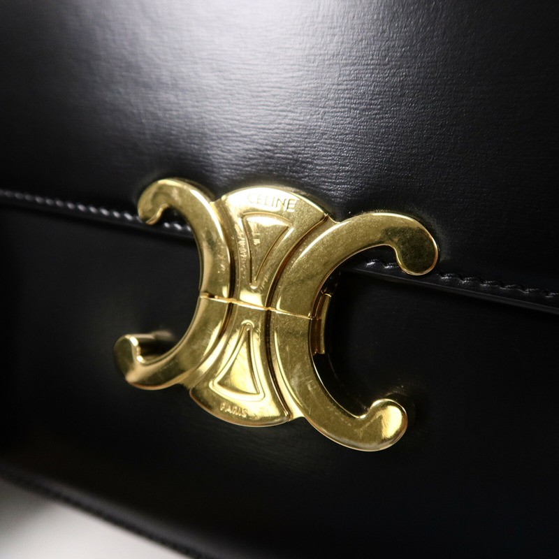 CELINE 牛皮皮革Classique Triomphe肩背袋-5