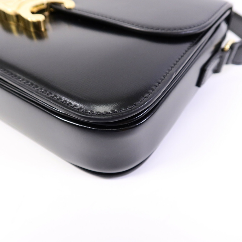 CELINE 牛皮皮革Classique Triomphe肩背袋-12