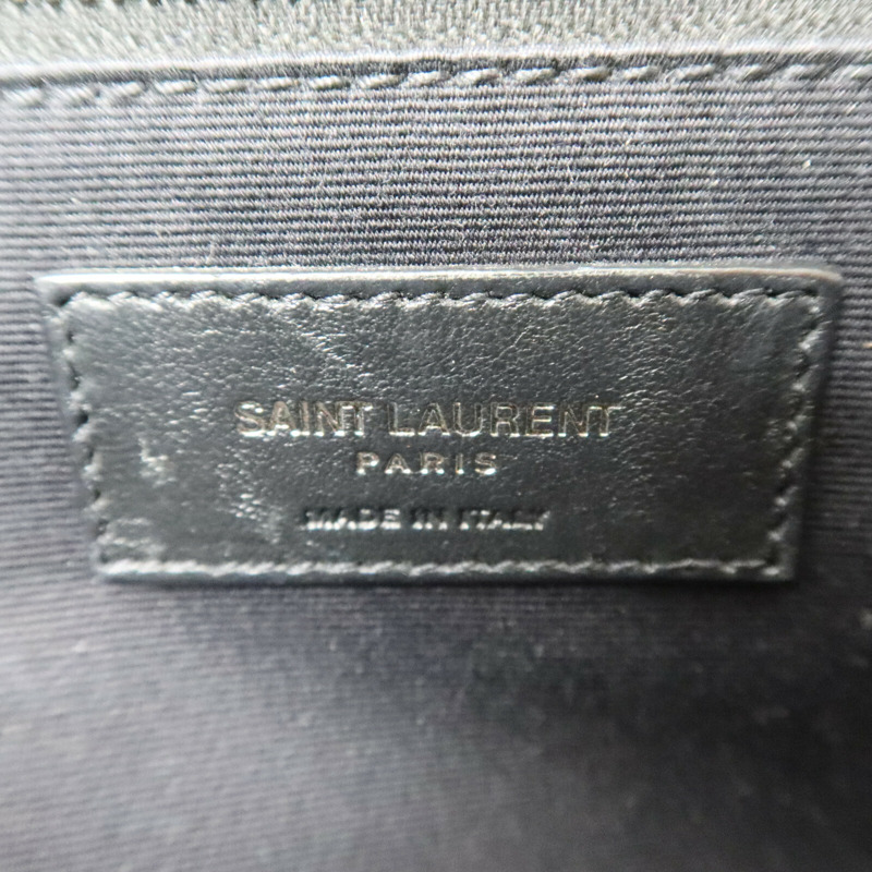 YVES SAINT LAURENT 牛皮皮革Niki鏈帶手挽肩背兩用袋-5