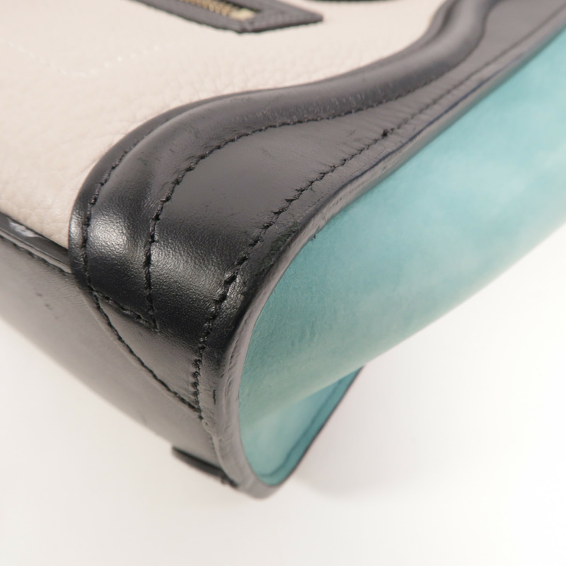 CELINE 牛皮皮革Nano Luggage手挽肩背兩用袋-10