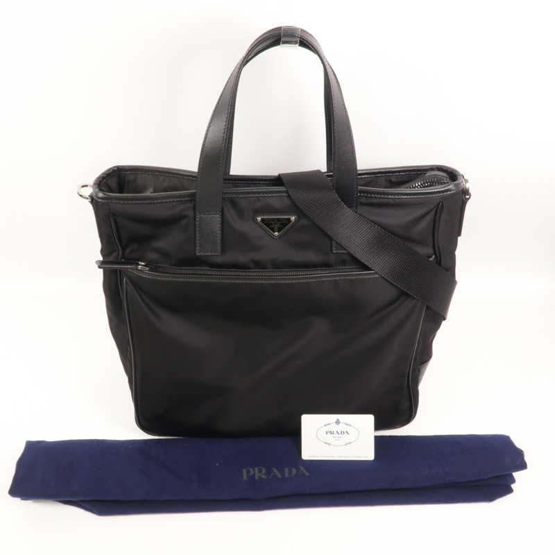 PRADA 尼龍2 Way Shoulder手挽肩背兩用袋-10