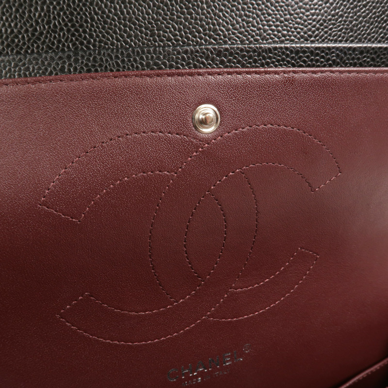 CHANEL 牛皮皮革Large Classic鏈帶肩背袋-6