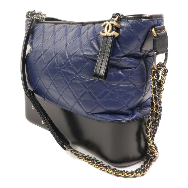 CHANEL 羊皮皮革Gabrielle Large鏈帶肩背袋-2