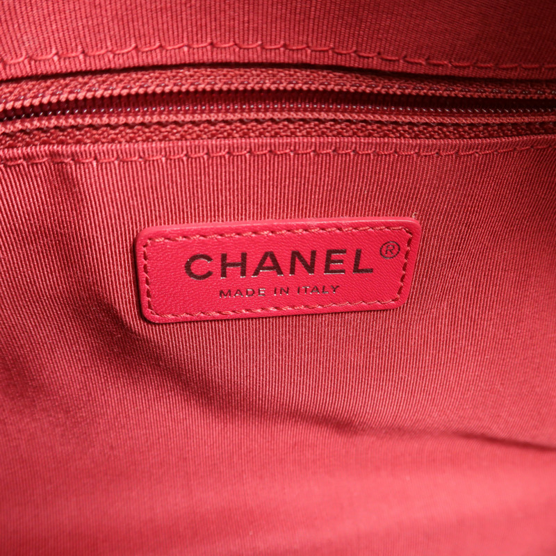 CHANEL 羊皮皮革Gabrielle Large鏈帶肩背袋-5