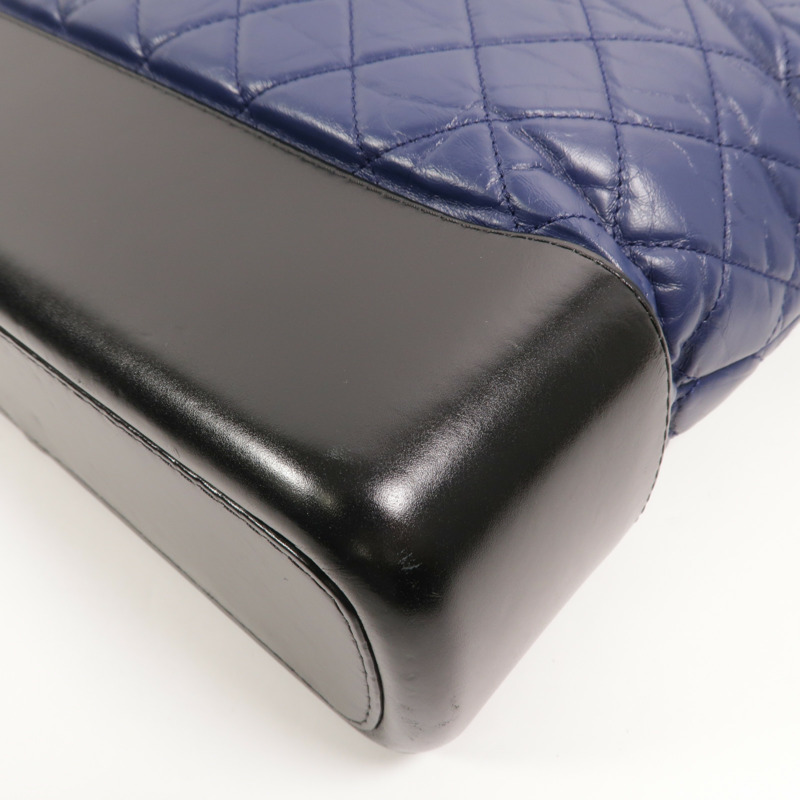 CHANEL 羊皮皮革Gabrielle Large鏈帶肩背袋-12