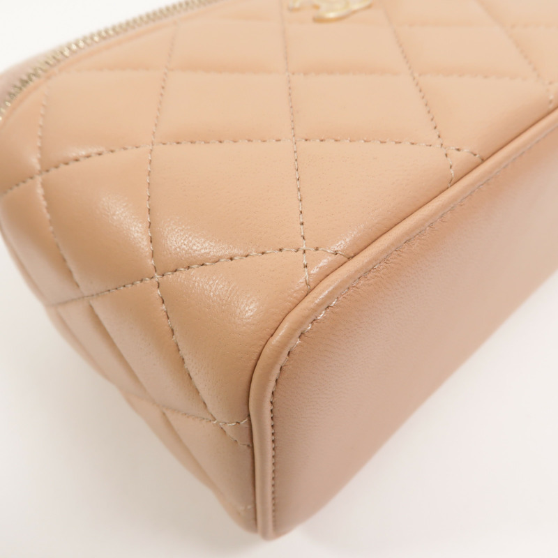 CHANEL 羊皮皮革Top Handle Vanity Case手挽肩背兩用袋-12