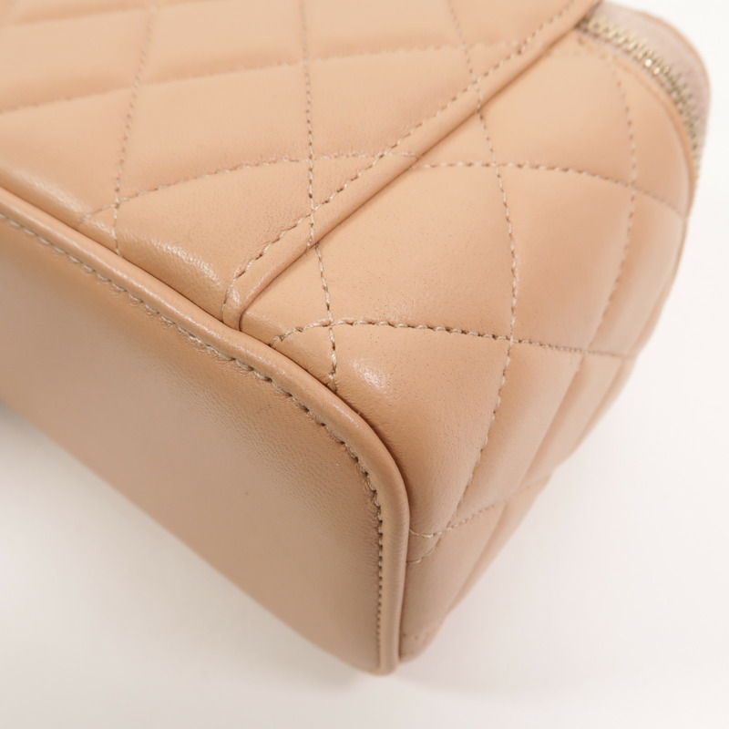 CHANEL 羊皮皮革Top Handle Vanity Case手挽肩背兩用袋-13