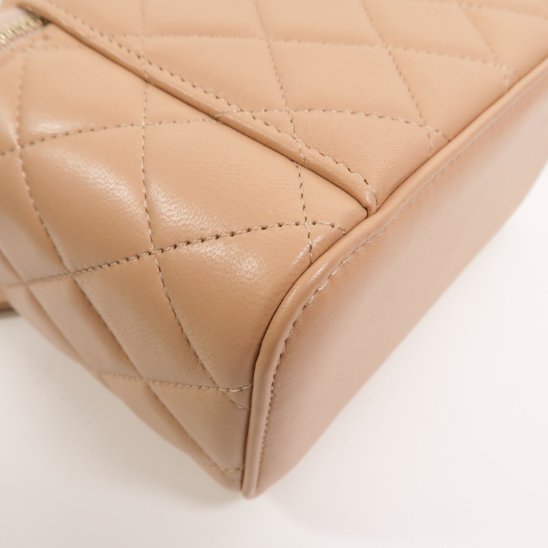 CHANEL 羊皮皮革Top Handle Vanity Case手挽肩背兩用袋-14