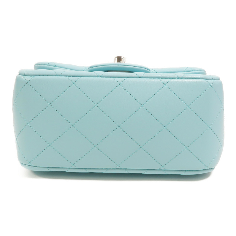 CHANEL 羊皮皮革Mini Classic 17鏈帶肩背袋-3