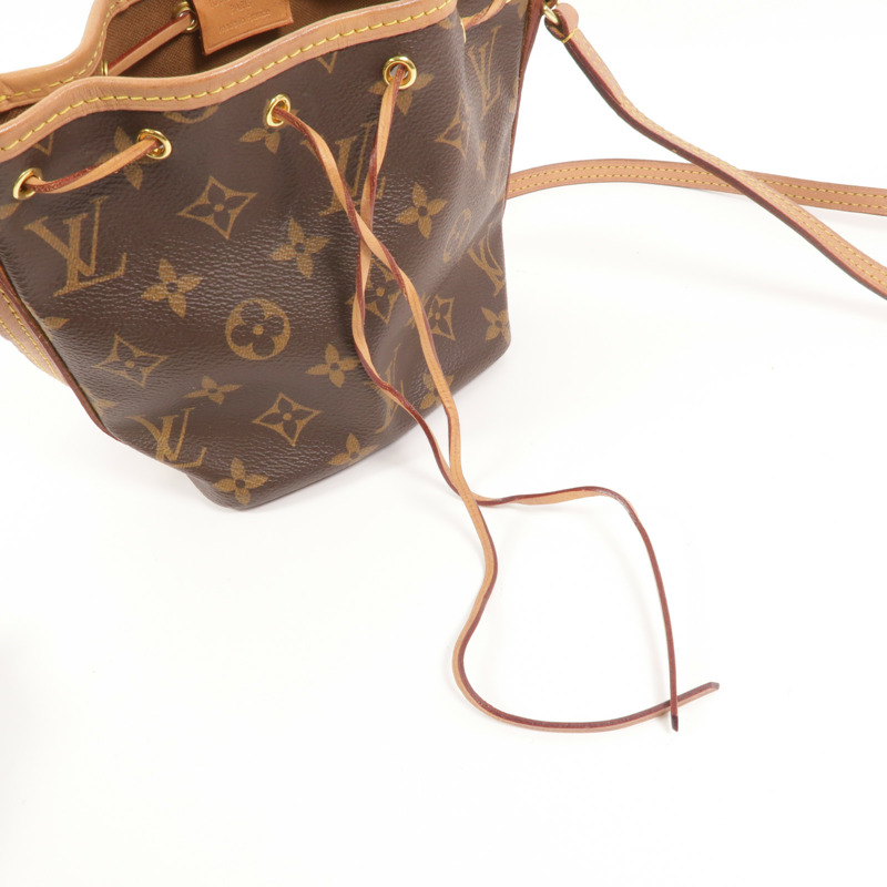LOUIS VUITTON Monogram Nano Noe肩背袋-13