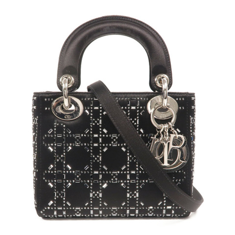 Dior Satin Mini Lady Dior手挽肩背兩用袋
