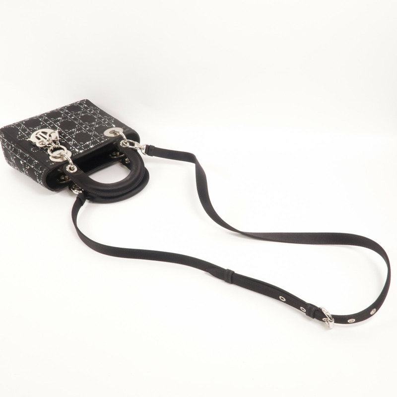 Dior Satin Mini Lady Dior手挽肩背兩用袋-7