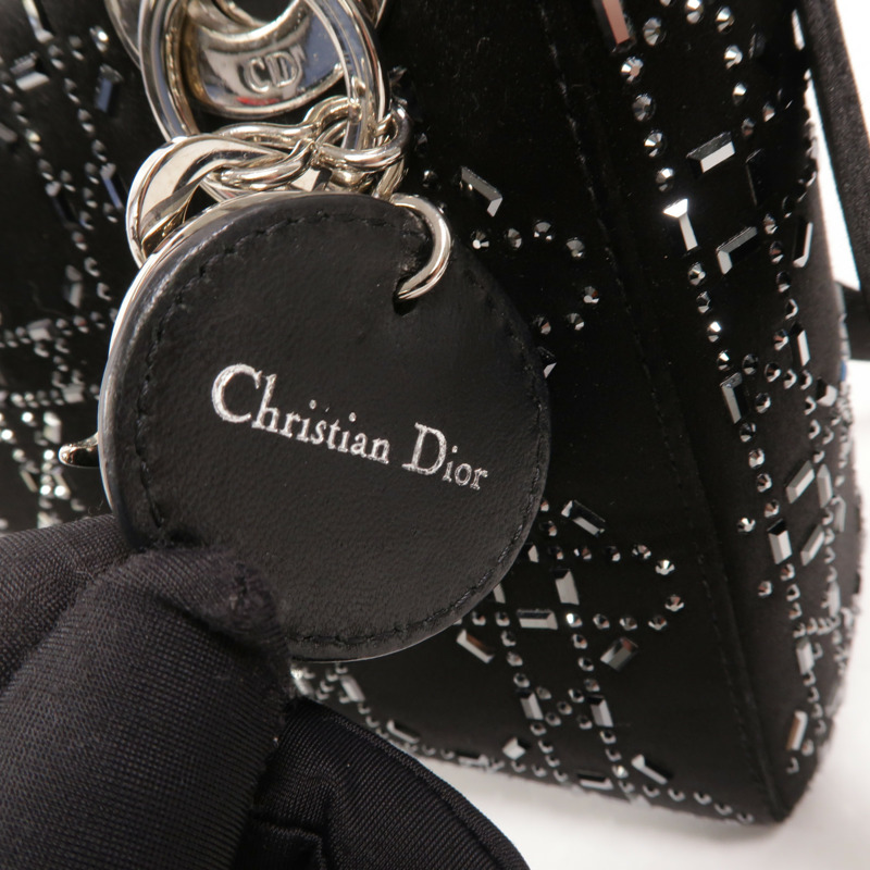 Dior Satin Mini Lady Dior手挽肩背兩用袋-8