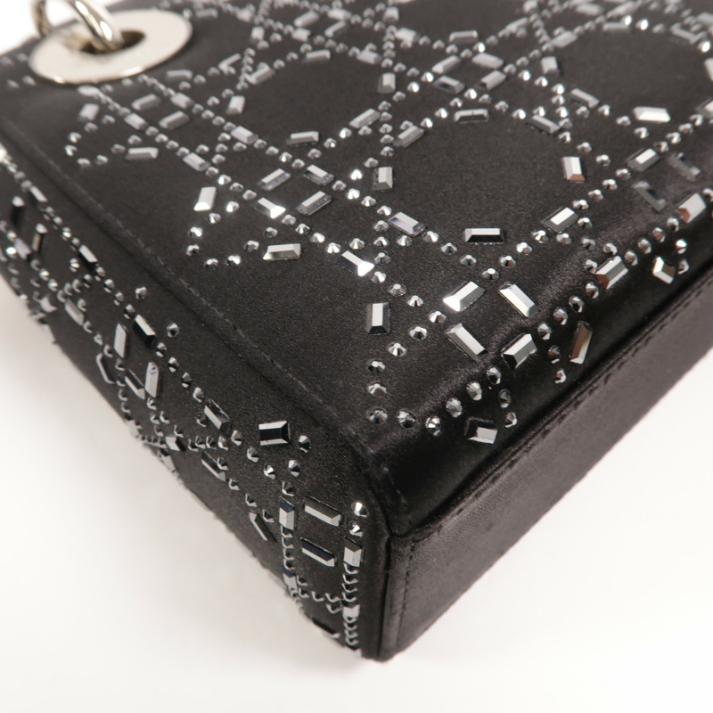 Dior Satin Mini Lady Dior手挽肩背兩用袋-11