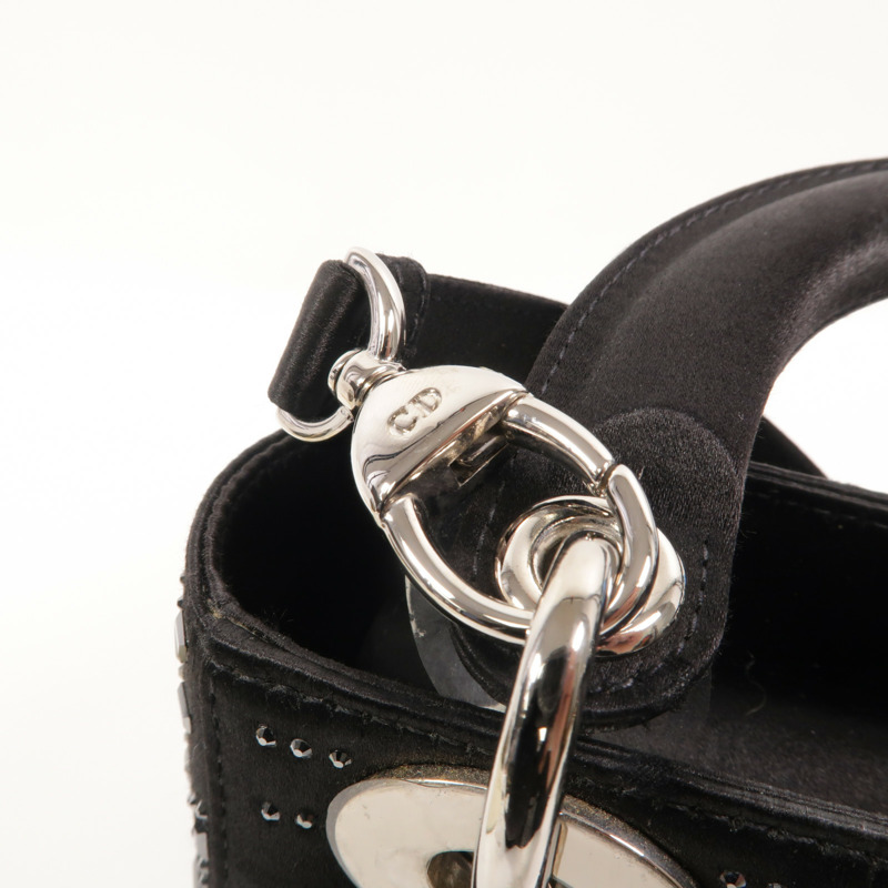 Dior Satin Mini Lady Dior手挽肩背兩用袋-14