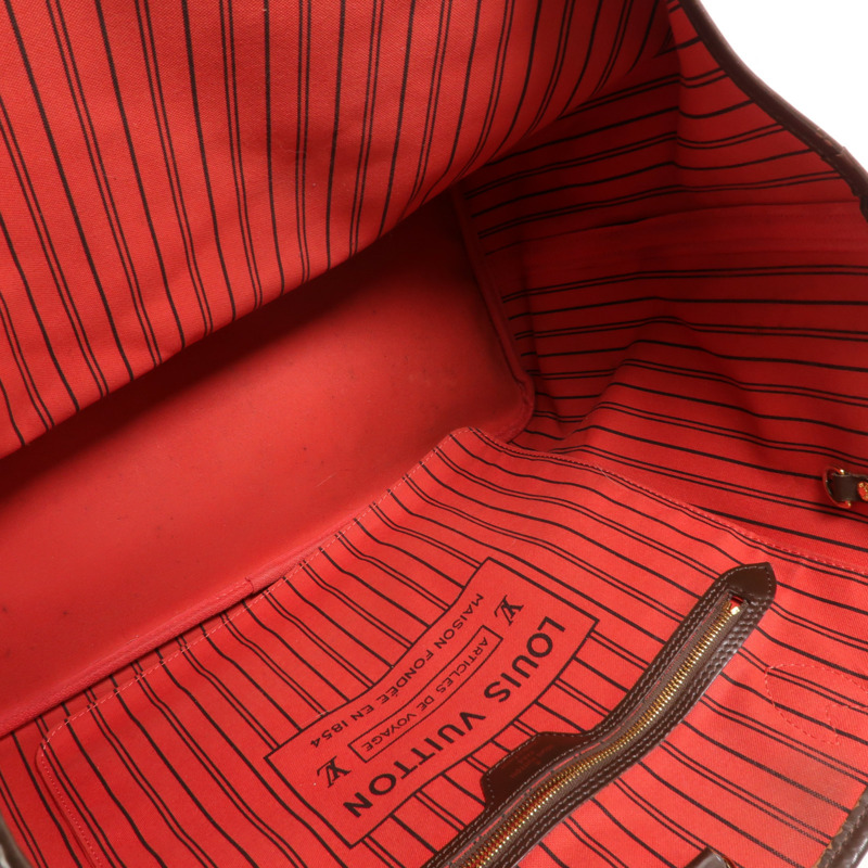 LOUIS VUITTON Damier Neverfull GM肩背袋-4