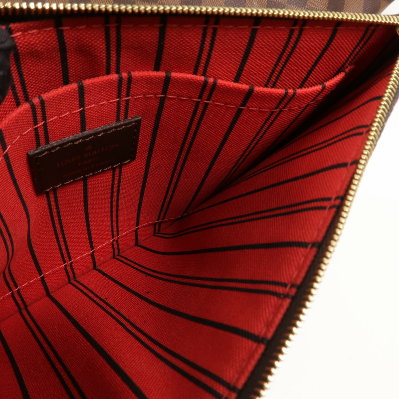 LOUIS VUITTON Damier Neverfull GM肩背袋-11