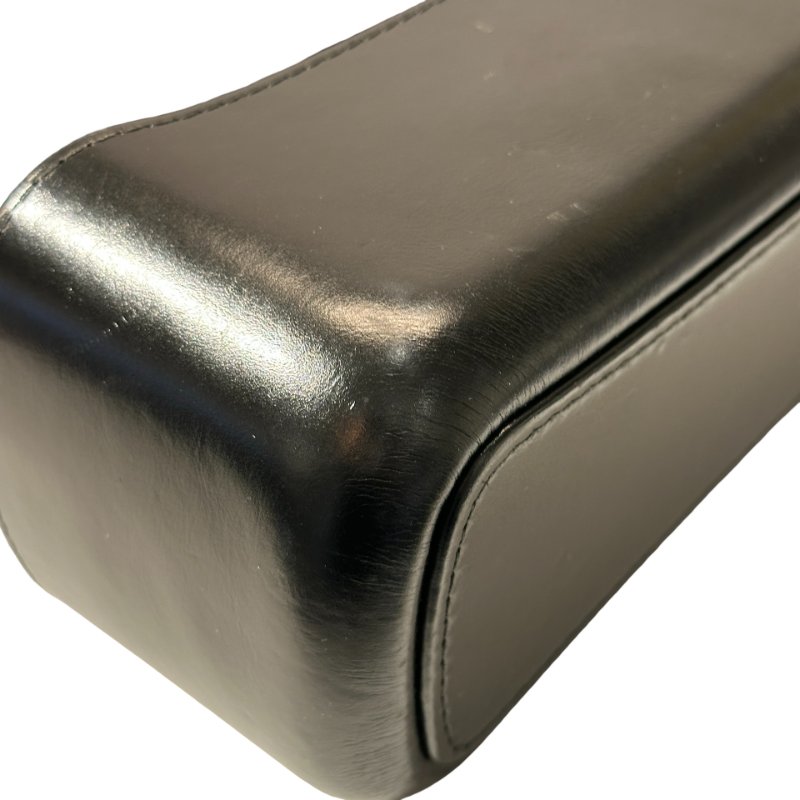 CHANEL Lambskin Leather Gabrielle Cross Body Bag Navy GHW-6