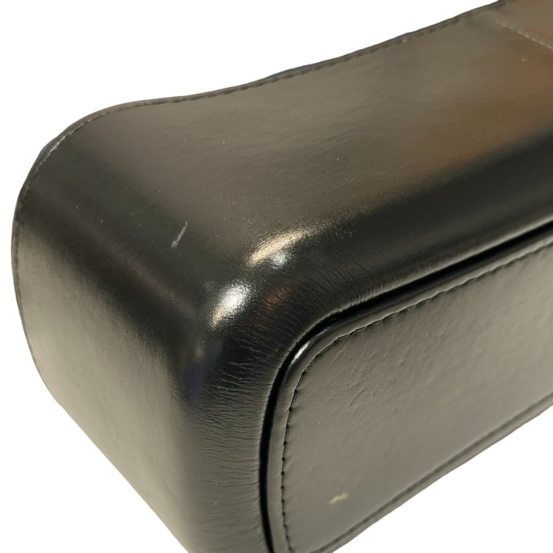 CHANEL Lambskin Leather Gabrielle Cross Body Bag Navy GHW-8