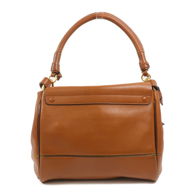 Chloe 牛皮皮革Owen Flap Bag Medium手挽肩背兩用袋-1