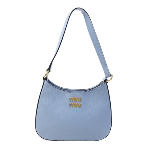 Miu Miu 牛皮皮革Hobo肩背袋