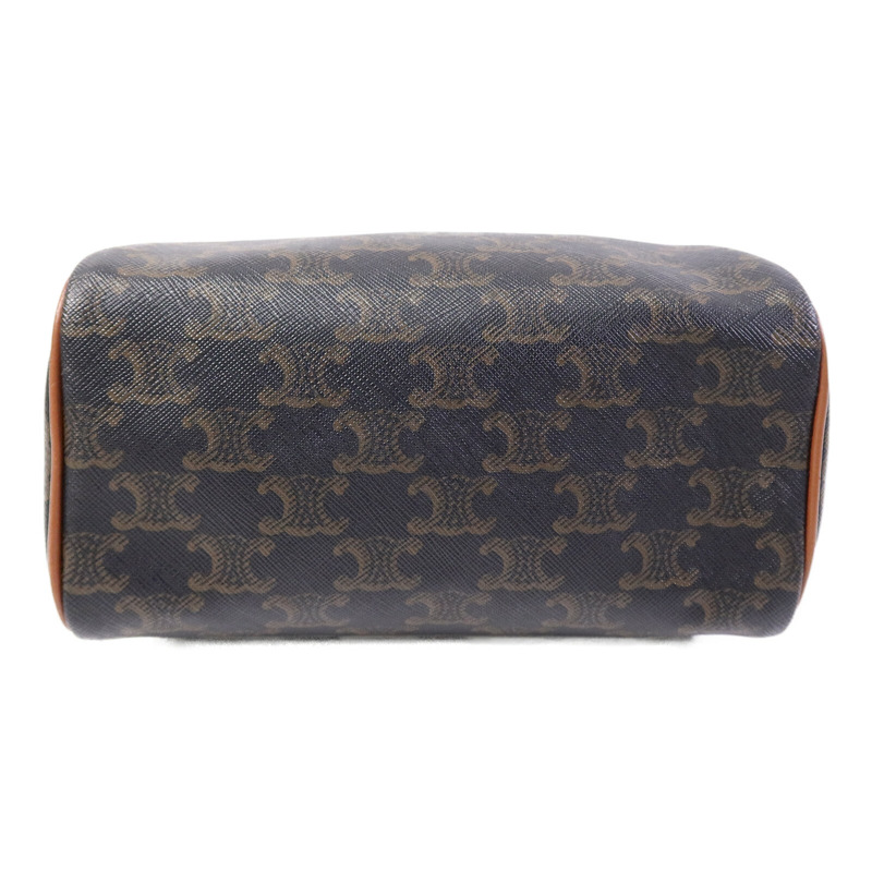 CELINE 塗層帆布Triomphe Small Boston手挽袋-3