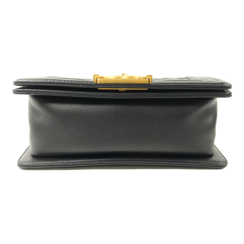 CHANEL 羊皮皮革Boy 20鏈帶肩背袋-3