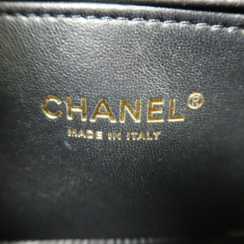 CHANEL 羊皮皮革Boy 20鏈帶肩背袋-5