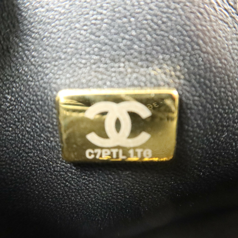 CHANEL 羊皮皮革Boy 20鏈帶肩背袋-6