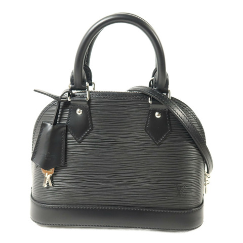 LOUIS VUITTON Epi Alma BB銀扣手挽肩背兩用袋