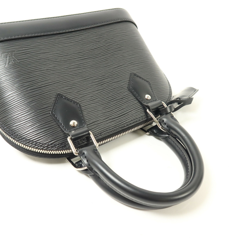 LOUIS VUITTON Epi Alma BB銀扣手挽肩背兩用袋-8