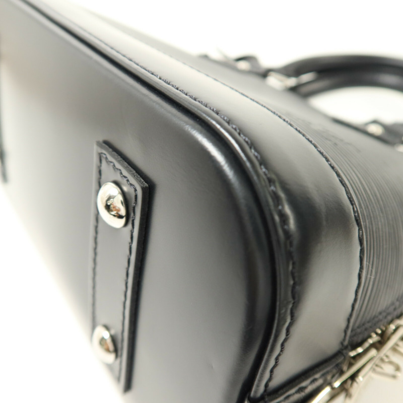 LOUIS VUITTON Epi Alma BB銀扣手挽肩背兩用袋-12