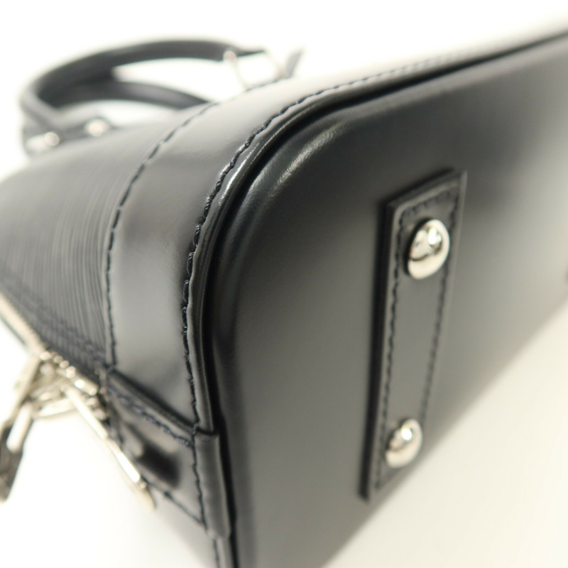 LOUIS VUITTON Epi Alma BB銀扣手挽肩背兩用袋-13