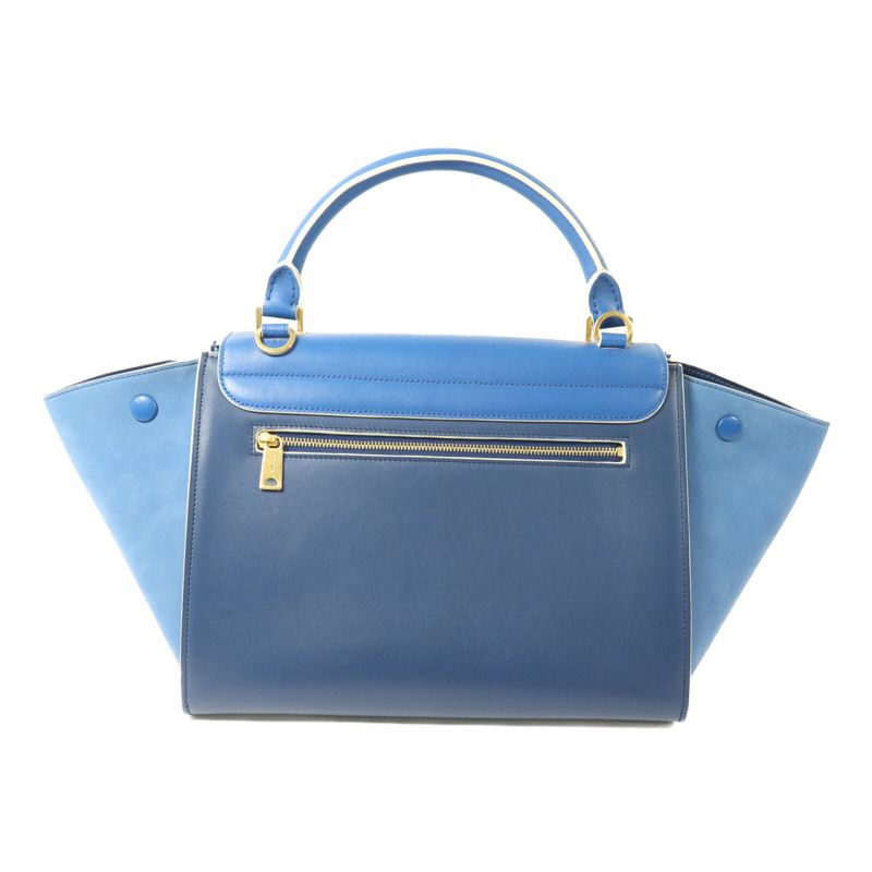 CELINE 牛皮皮革Trapeze Small手挽肩背兩用袋-2
