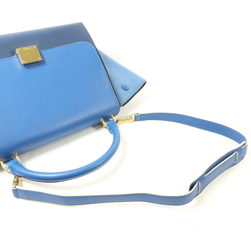 CELINE 牛皮皮革Trapeze Small手挽肩背兩用袋-8