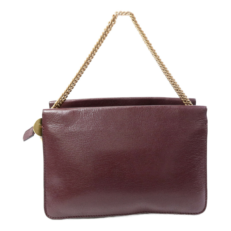 GIVENCHY 牛皮皮革Chain Shoulder鏈帶手挽肩背兩用袋-1