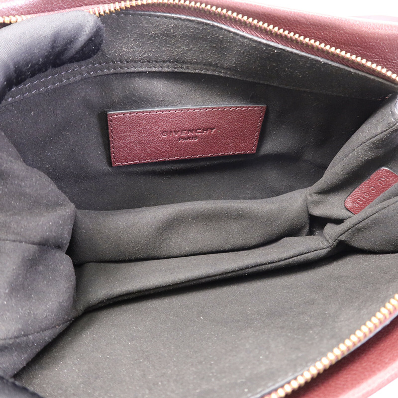 GIVENCHY 牛皮皮革Chain Shoulder鏈帶手挽肩背兩用袋-4