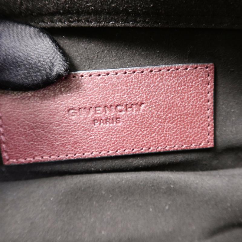 GIVENCHY 牛皮皮革Chain Shoulder鏈帶手挽肩背兩用袋-5