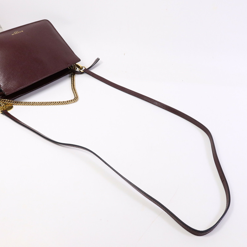 GIVENCHY 牛皮皮革Chain Shoulder鏈帶手挽肩背兩用袋-9