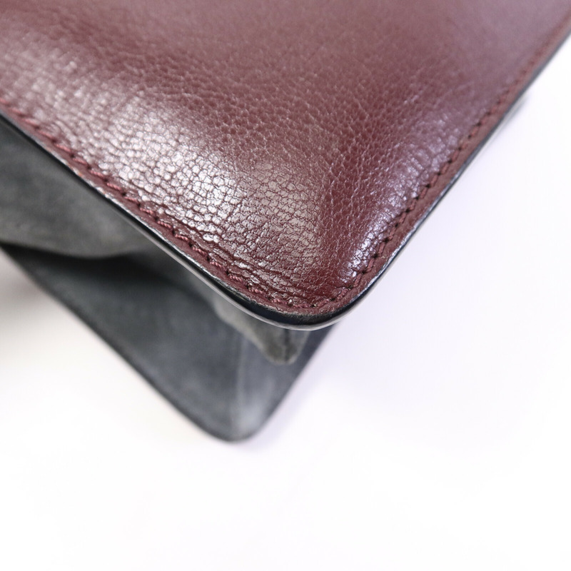 GIVENCHY 牛皮皮革Chain Shoulder鏈帶手挽肩背兩用袋-12