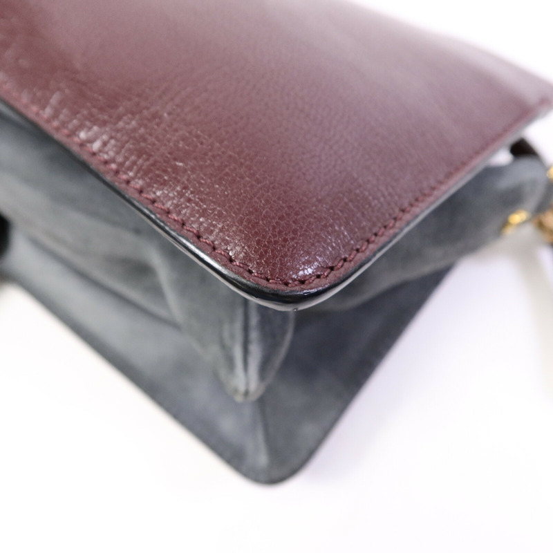 GIVENCHY 牛皮皮革Chain Shoulder鏈帶手挽肩背兩用袋-13