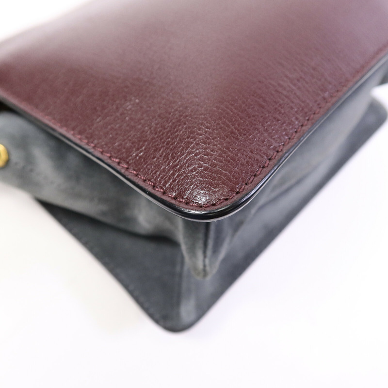 GIVENCHY 牛皮皮革Chain Shoulder鏈帶手挽肩背兩用袋-14