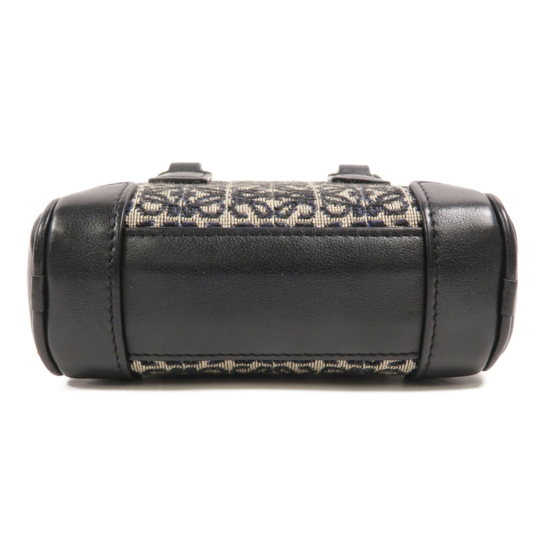 LOEWE 帆布Amazona Nano鏈帶手挽肩背兩用袋-3