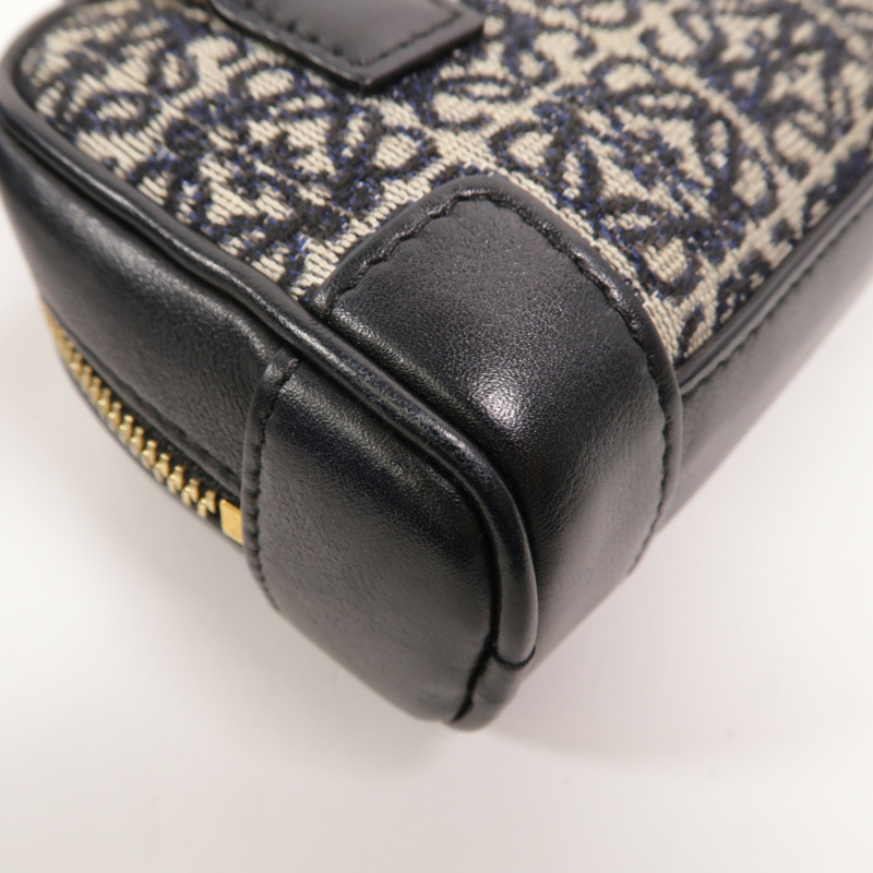 LOEWE 帆布Amazona Nano鏈帶手挽肩背兩用袋-12