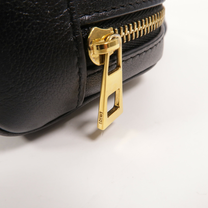 LOEWE 帆布Amazona Nano鏈帶手挽肩背兩用袋-13