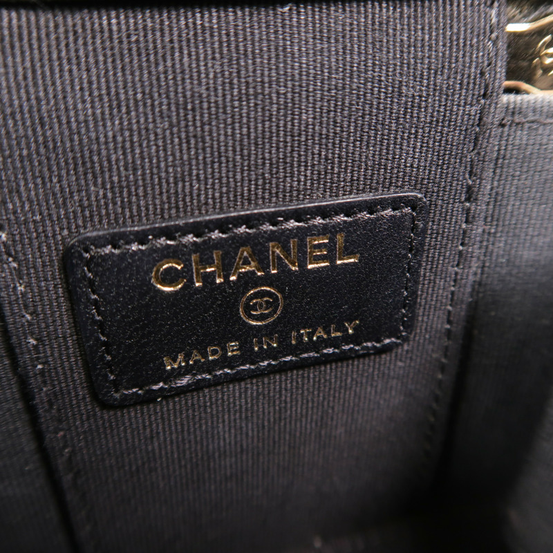 CHANEL 羊皮皮革Mini Vanity Case手挽肩背兩用袋-5