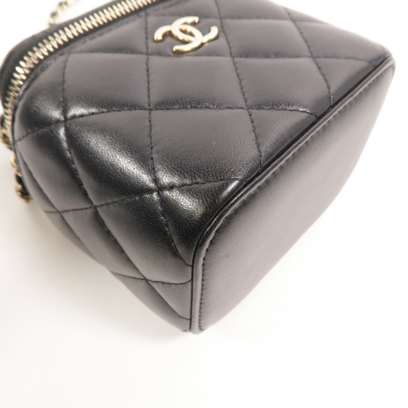 CHANEL 羊皮皮革Mini Vanity Case手挽肩背兩用袋-11