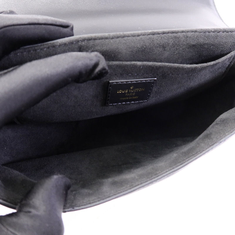 LOUIS VUITTON 牛皮皮革New Wave Chain MM鏈帶手挽肩背兩用袋-4