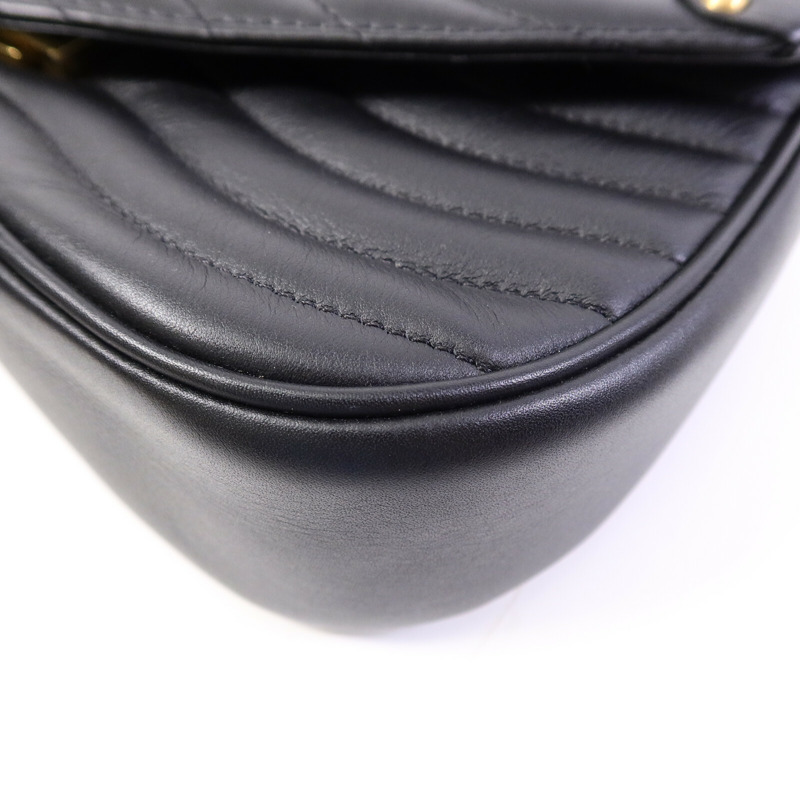 LOUIS VUITTON 牛皮皮革New Wave Chain MM鏈帶手挽肩背兩用袋-10