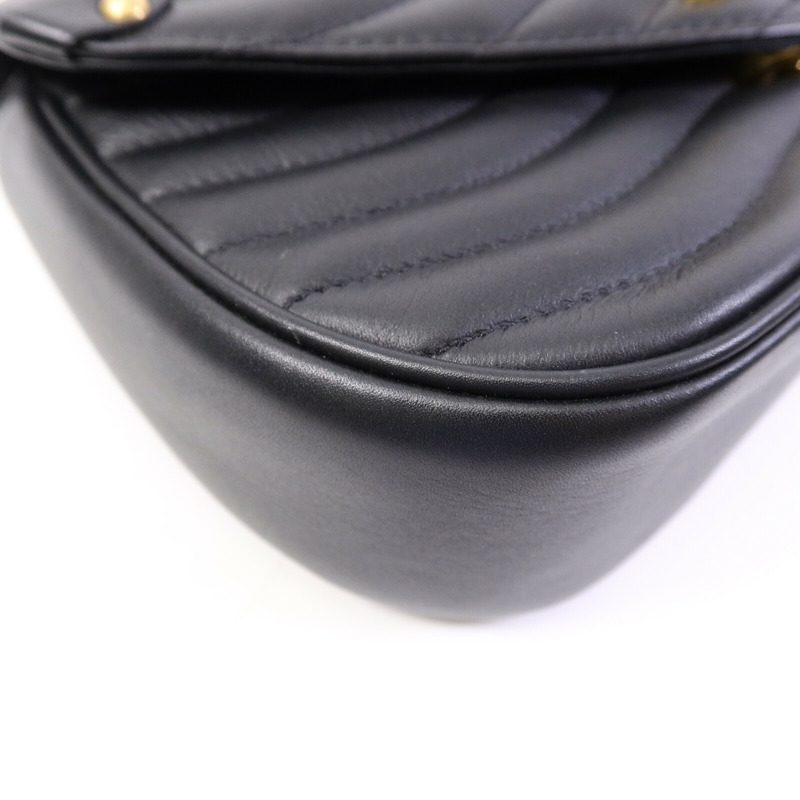 LOUIS VUITTON 牛皮皮革New Wave Chain MM鏈帶手挽肩背兩用袋-11